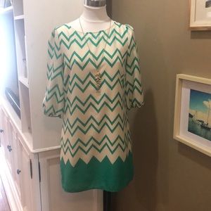 Quarter length sleeve dress